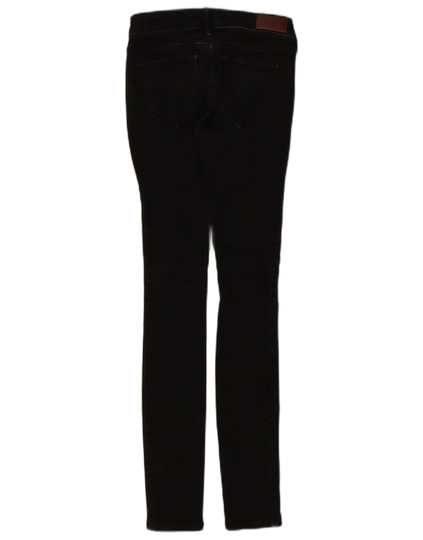 Damskie jeansy Hollister Super Skinny z niską talią US 00 2XS W23 L30 Czarne
