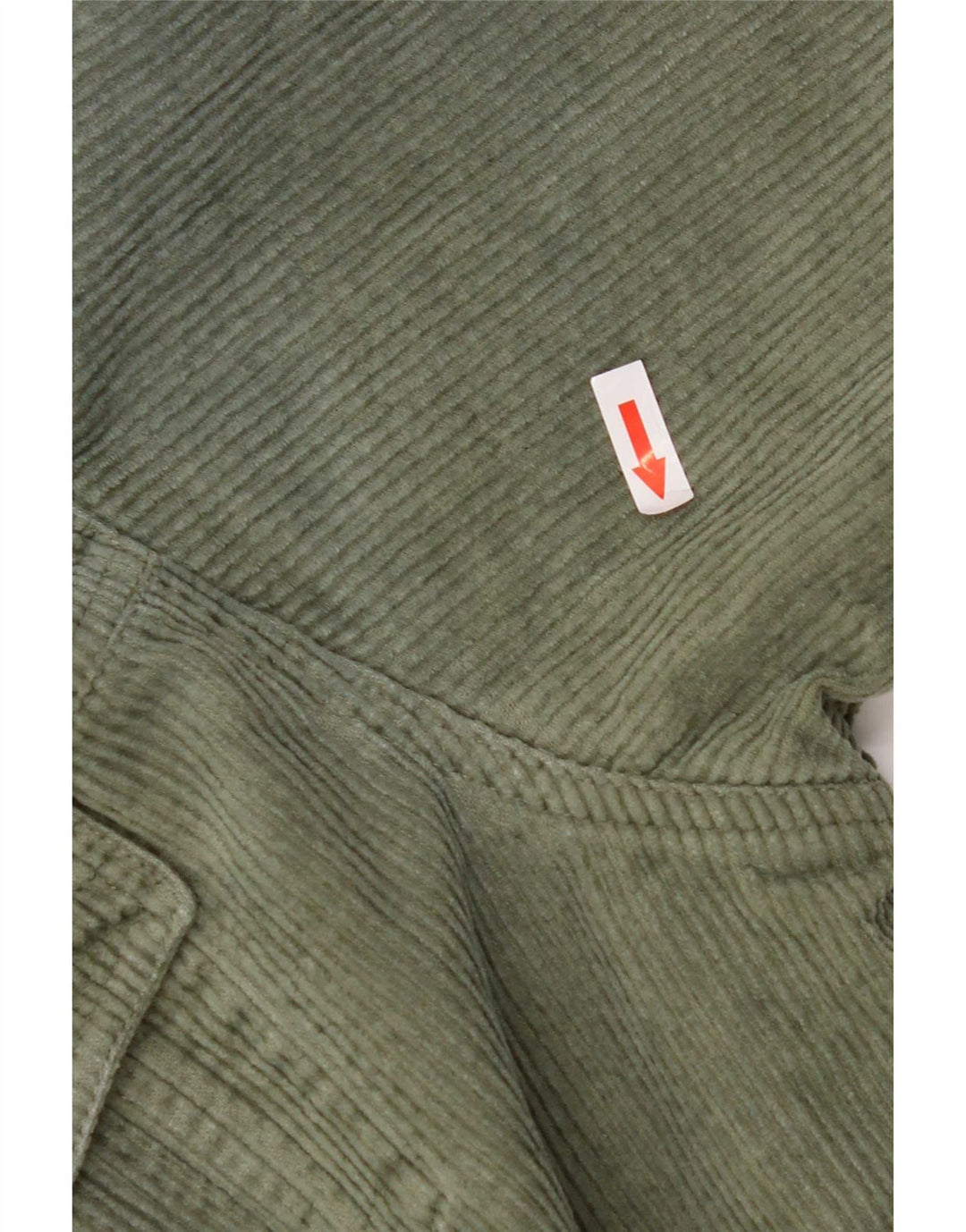 Damska, oversize'owa kurtka sztruksowa Zara UK 10, mała, bawełniana khaki