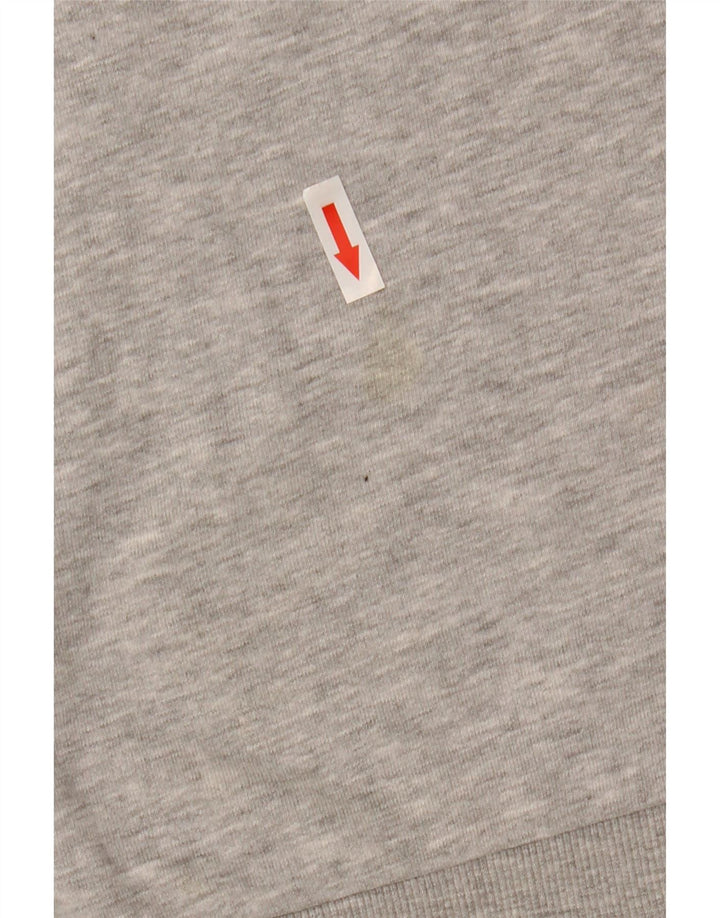 Marks & Spencer Damska bluza typu Crop Sweatshirt UK 14, duża, szara, nakrapiana
