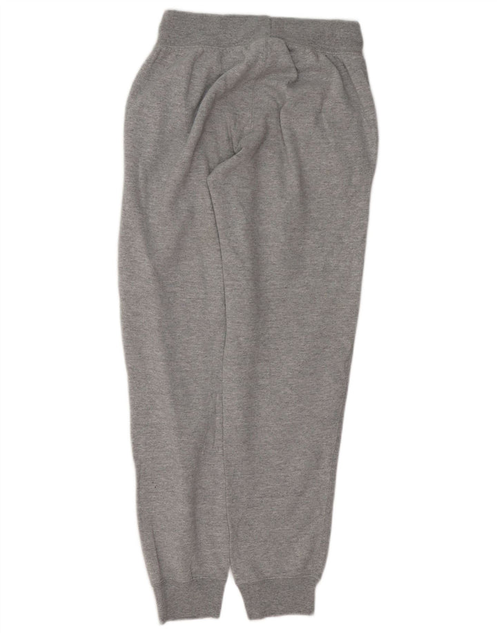 Męskie spodnie dresowe CHAMPION z grafiką, małe, szare, nakrapiane, bawełniane