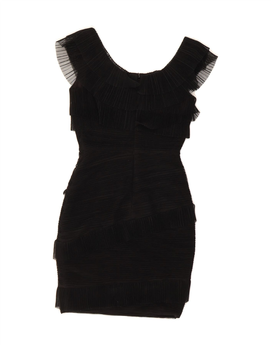 BCBGMAXAZRIA Womens Sleeveless Bodycon Dress US 2 XS Black Polyester Vintage BCBGMAXAZRIA and Second-Hand BCBGMAXAZRIA from Messina Hembry 