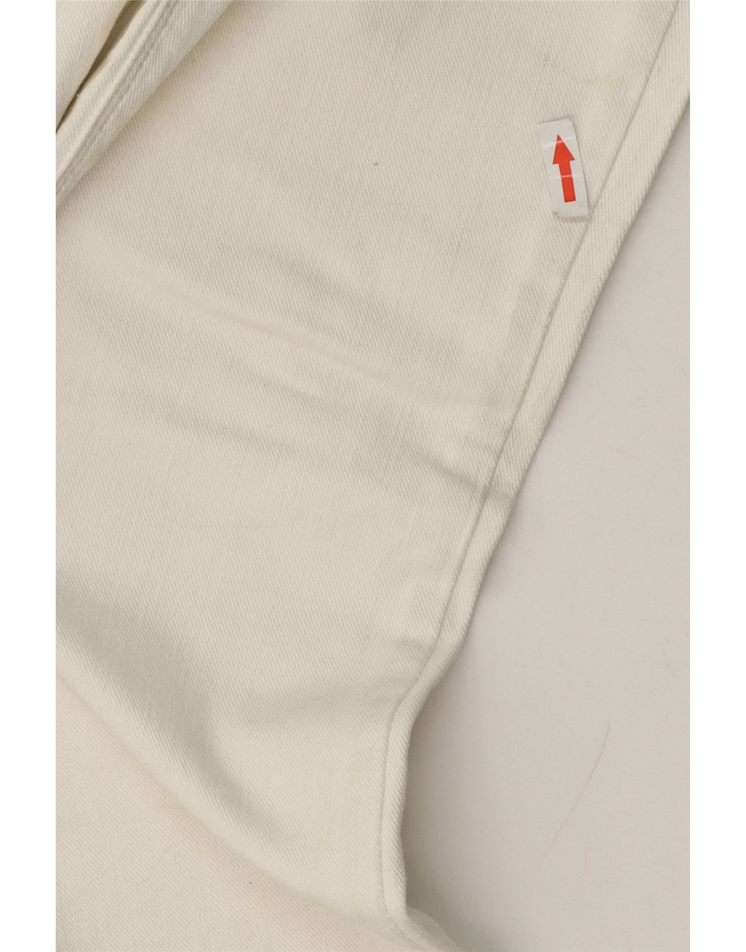 Damskie jeansy Levi's 571 Slim W28 L30 Biała bawełna