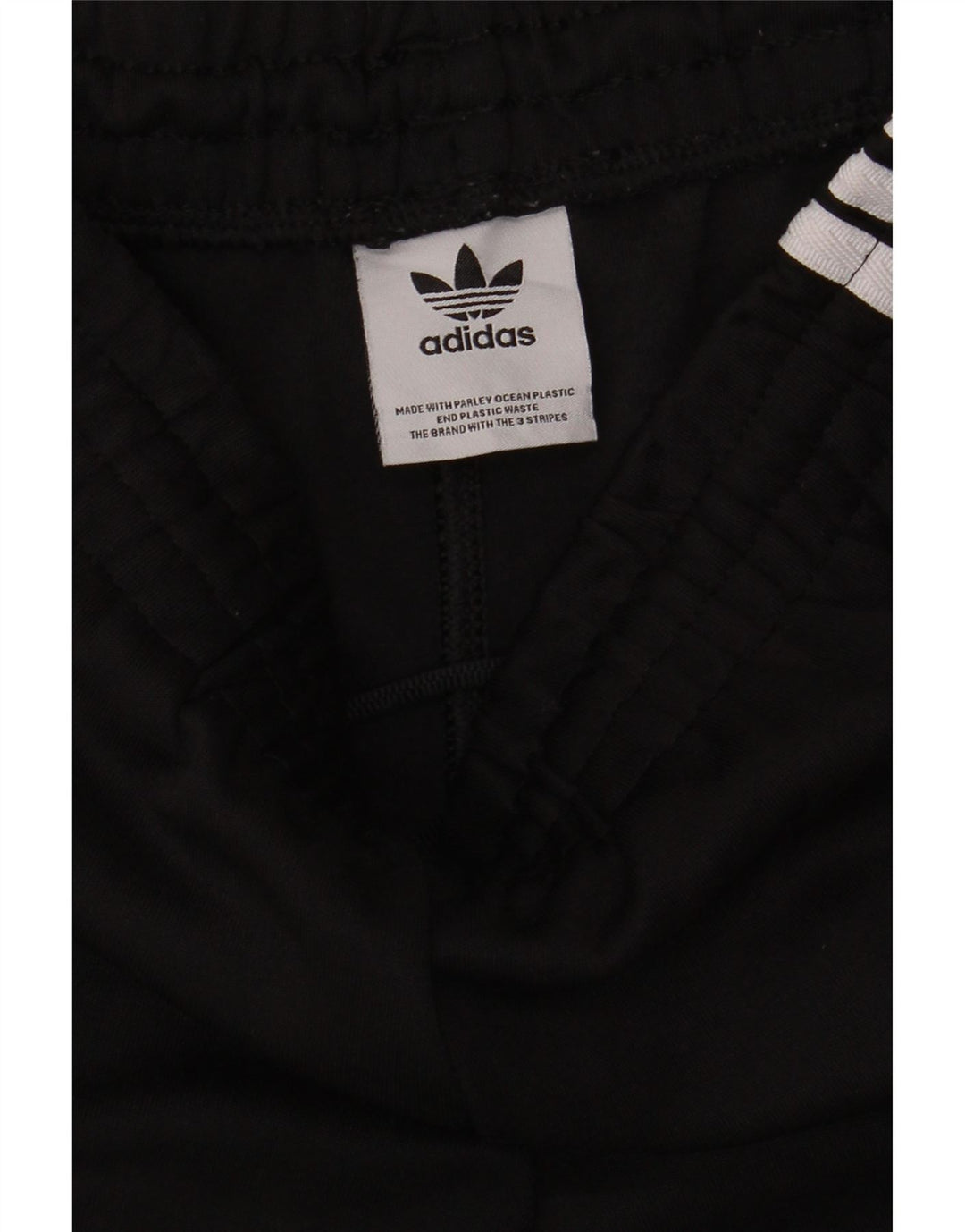 Męskie spodnie dresowe Adidas, małe, czarne, poliestrowe