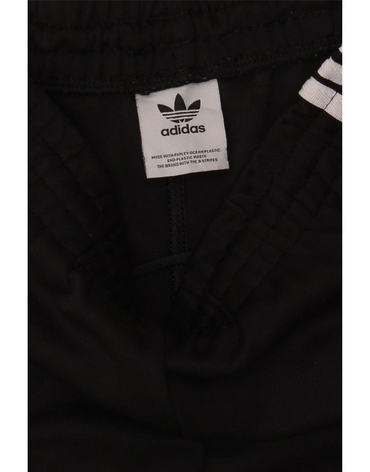 Męskie spodnie dresowe Adidas, małe, czarne, poliestrowe