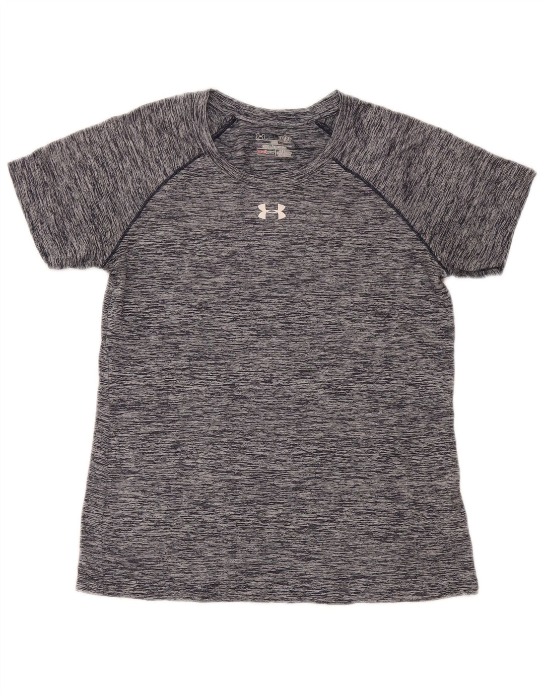 Męski t-shirt Under Armour Heat Gear, mały, szary, nakrapiany poliester