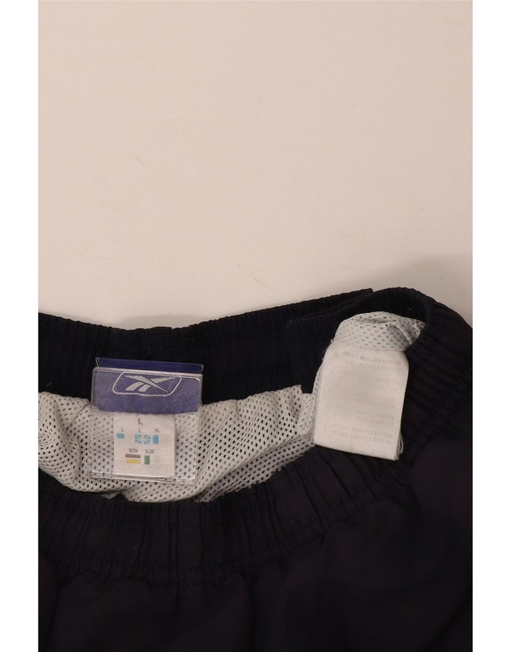 Męskie spodenki kąpielowe REEBOK, duże, granatowe, z poliestru