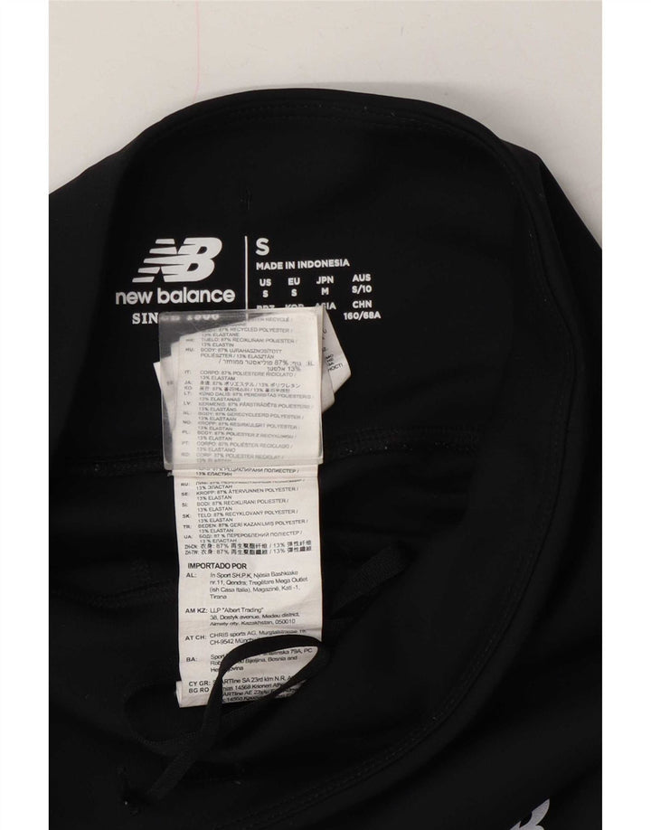 Legginsy damskie New Balance UK 10, małe, czarne, poliestrowe