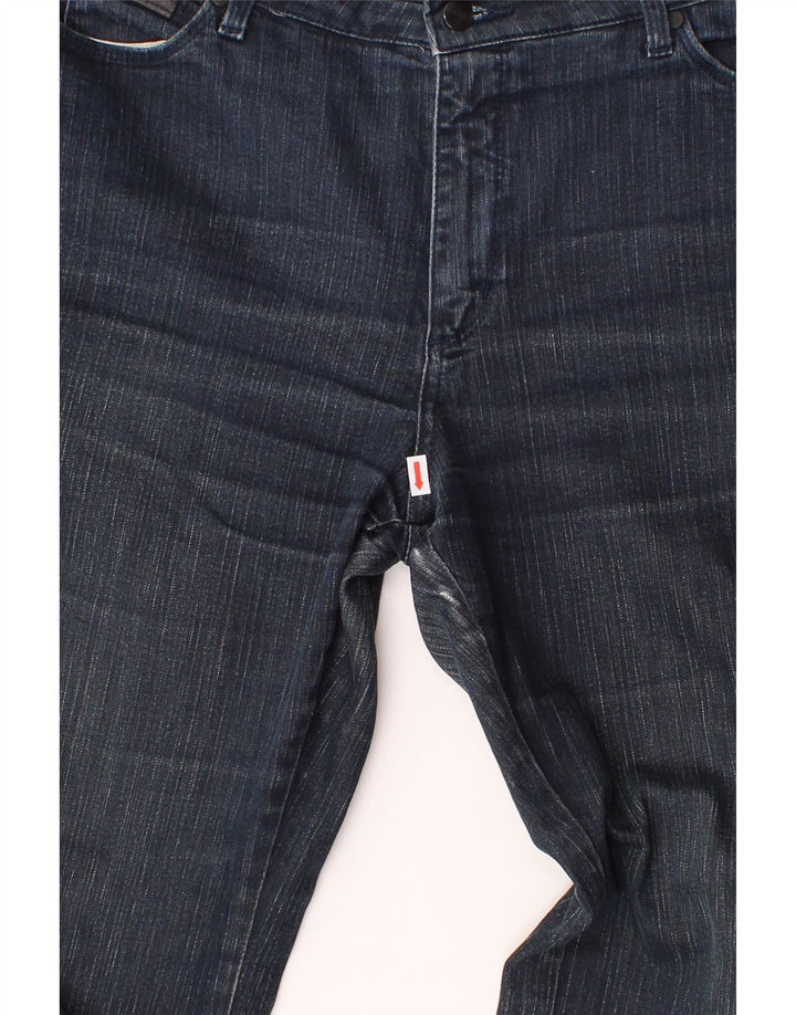 WRANGLER Womens Lucy Bootcut Jeans W34 L30 Navy Blue Cotton Vintage Wrangler and Second-Hand Wrangler from Messina Hembry 