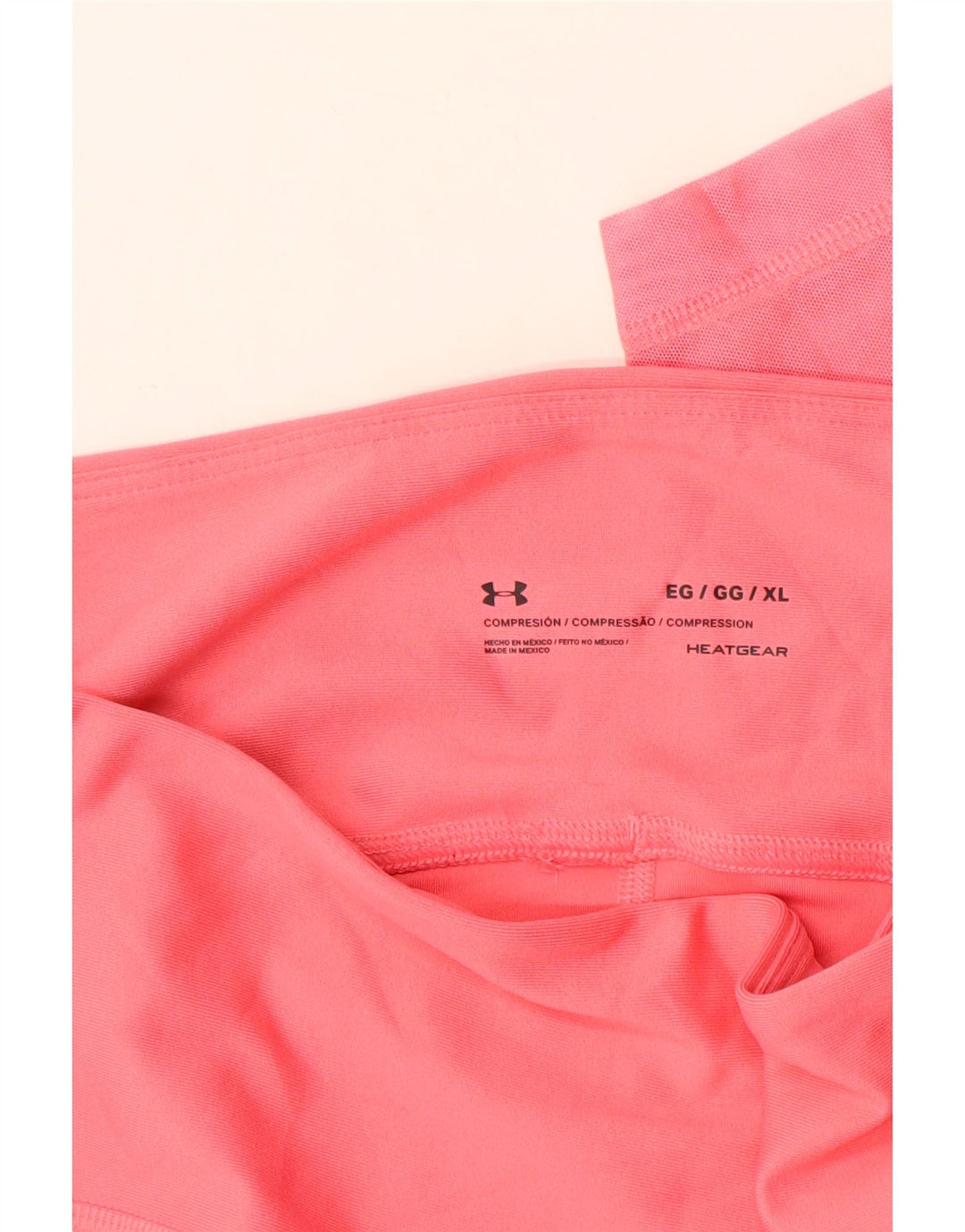 Damskie legginsy Under Armour Heat Gear Graphic UK 18 XL, różowe, poliestrowe