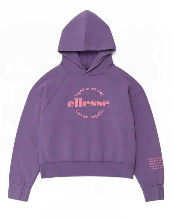 Damski sweter z kapturem Ellesse UK 14, średni fiolet
