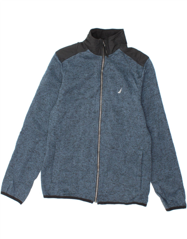 NAUTICA Boys Tracksuit Top Jacket 14-15 Years Large  Blue Polyester Vintage Nautica and Second-Hand Nautica from Messina Hembry 