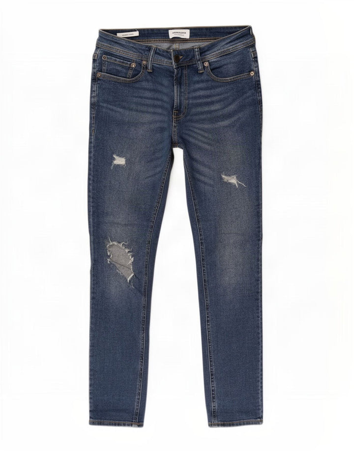 Jeansy damskie Jack & Jones Liam Distressed Skinny W30 L32 Niebieskie