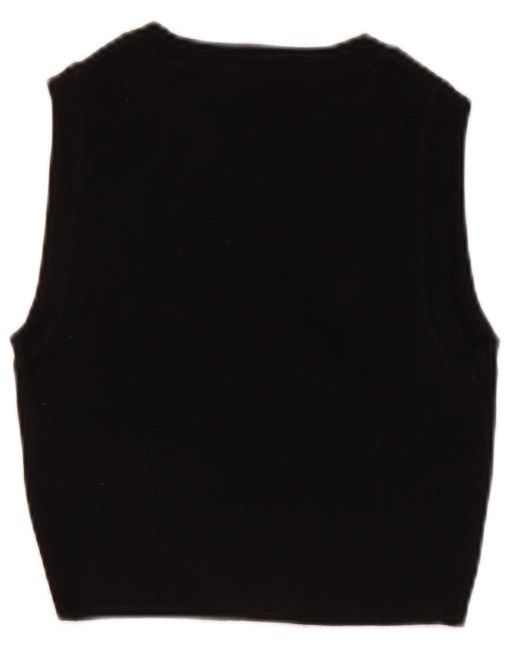 Damski podkoszulek ZARA Crop Vest UK 8 Small, czarna wiskoza