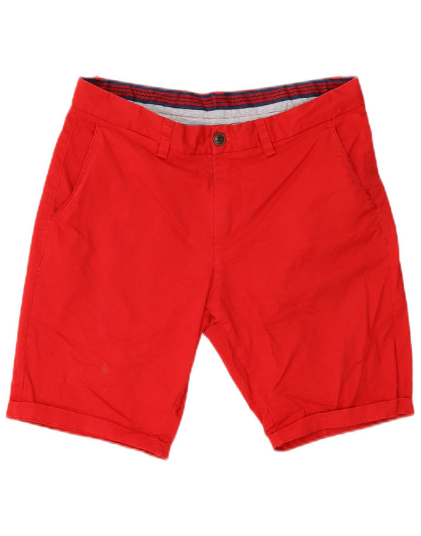 Męskie spodenki Chino Picken UK 42 Large W33 Czerwona bawełna