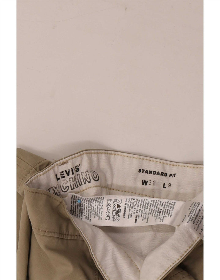 Męskie szorty chino Levi's o standardowym kroju W36, bawełna khaki