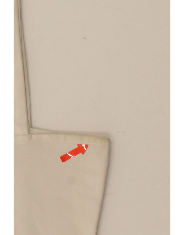 Damski krótki top Zara UK 8 Small, biała wiskoza