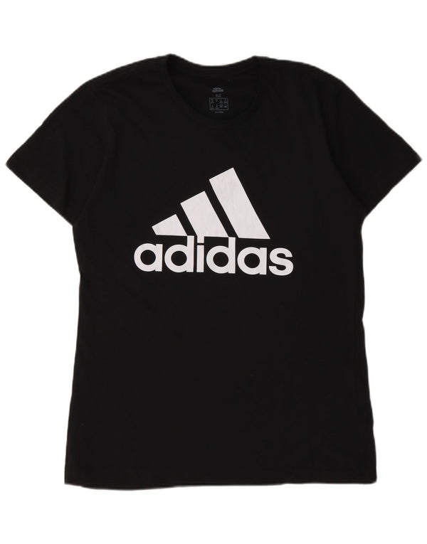 Damska koszulka graficzna Adidas Top UK 12/14 Średnia czarna