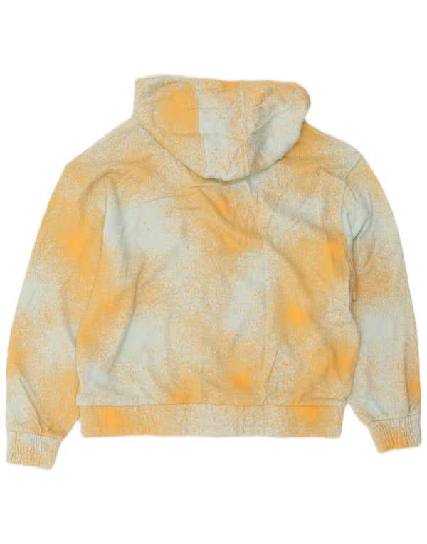 Damska bluza z kapturem Adidas Oversized Zip UK 6 XS Yellow Tie Dye