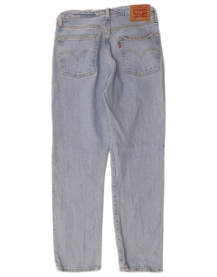 Damskie jeansy LEVI'S 501 Straight W28 L26 Niebieskie bawełniane