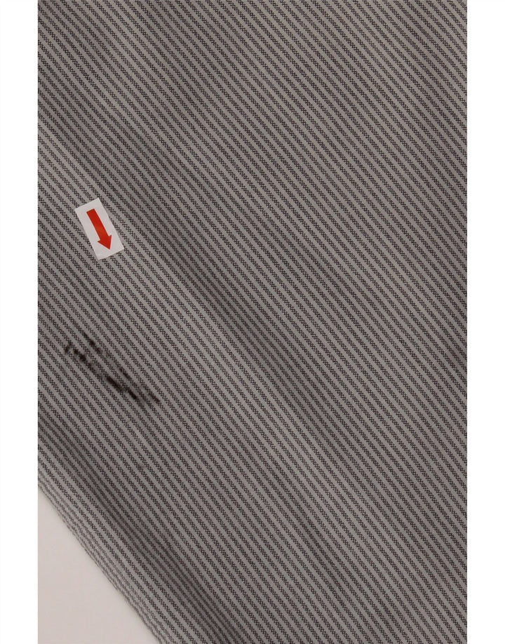 Koszula męska LYLE & SCOTT 2XL, niebieska, bawełniana w prążki