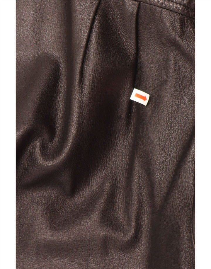 Damska kurtka skórzana Danier Oversize UK 6 XS Czarna