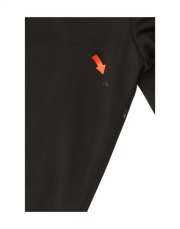 Damskie spodnie dresowe Adidas UK 14, duże, czarne, poliestrowe