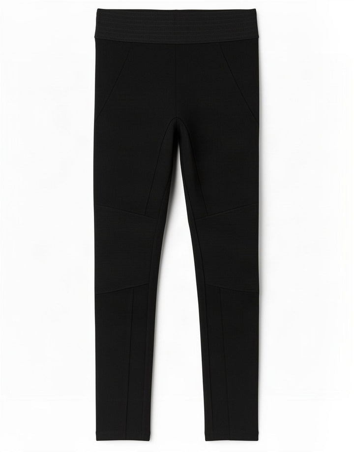 Legginsy damskie Zara UK 12, średni czarny poliester