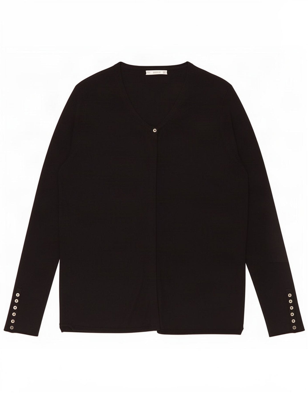 Sweter damski Zara Cardigan UK 16, duży, czarny