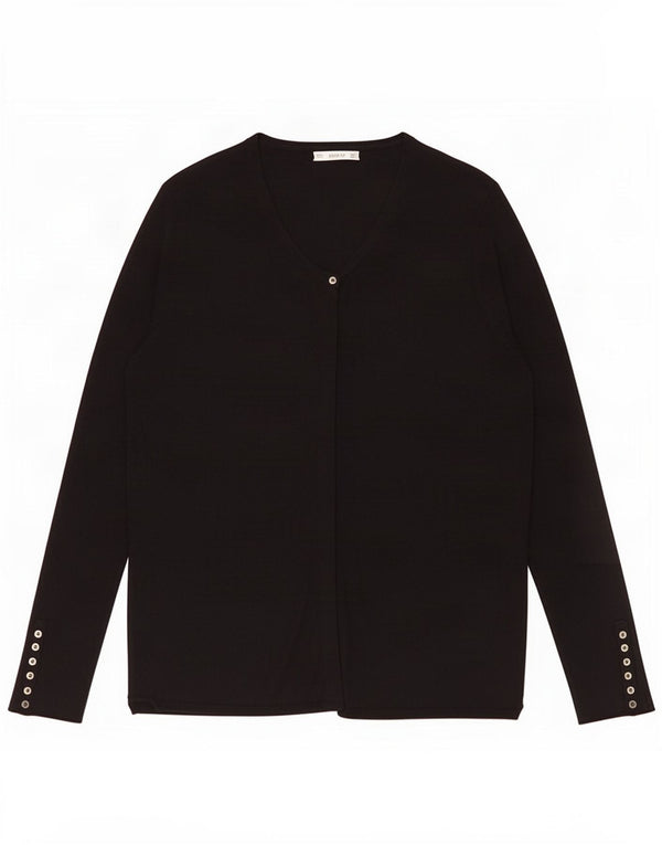 Sweter damski Zara Cardigan UK 16, duży, czarny