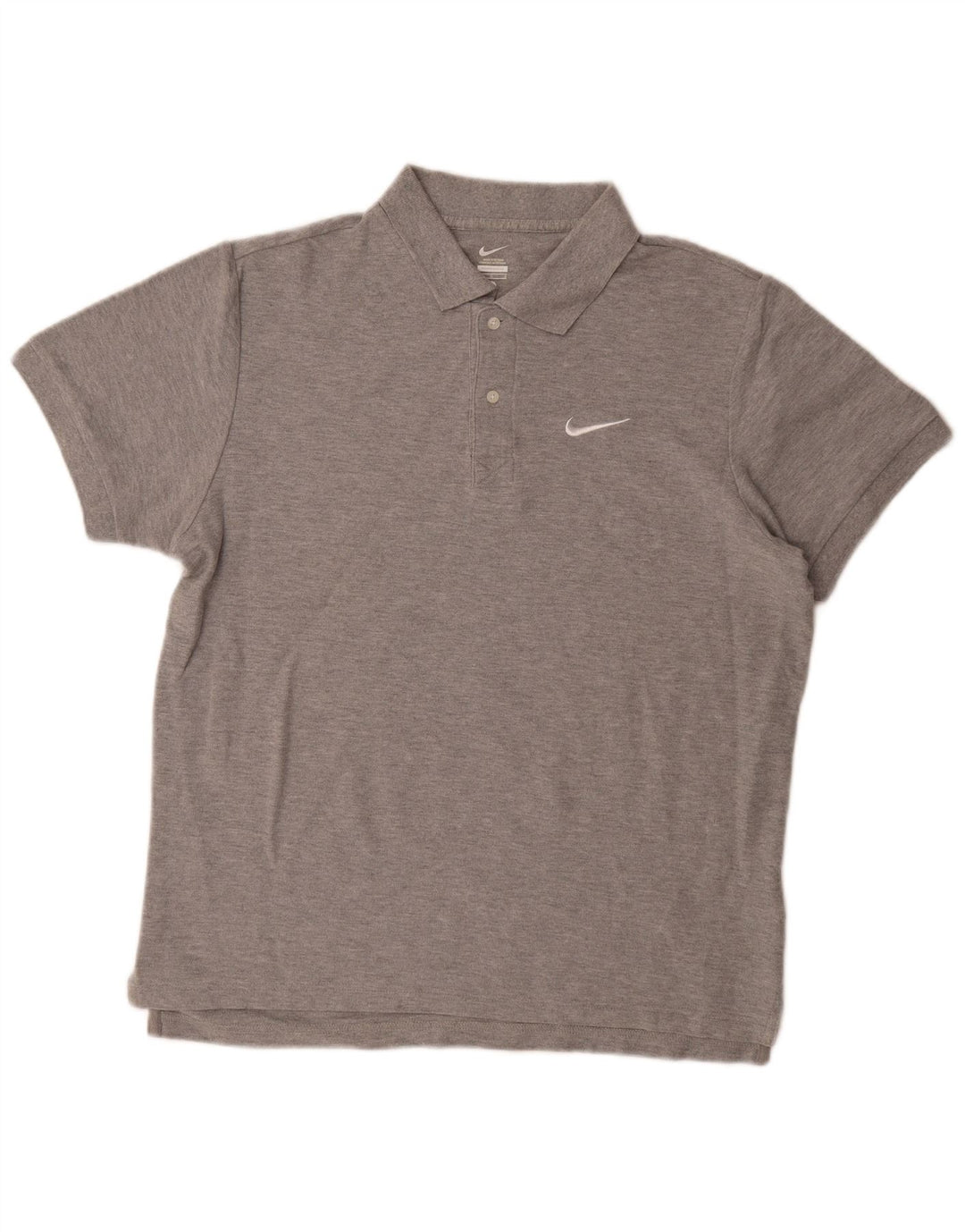 Męska koszulka polo NIKE, duża, szara, bawełniana