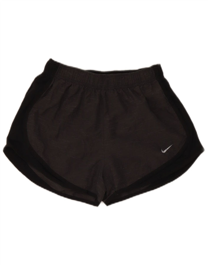 Damskie spodenki sportowe Nike UK 8, mały, szary, poliester z blokami kolorów