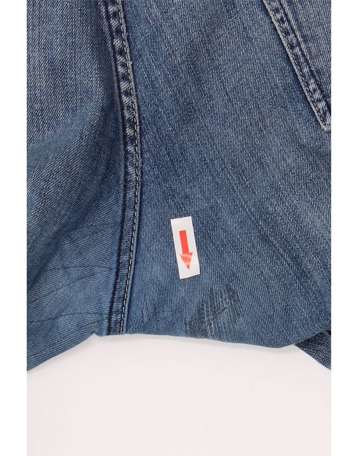Hugo Boss Męskie jeansy slim W40 L32 Niebieskie bawełniane