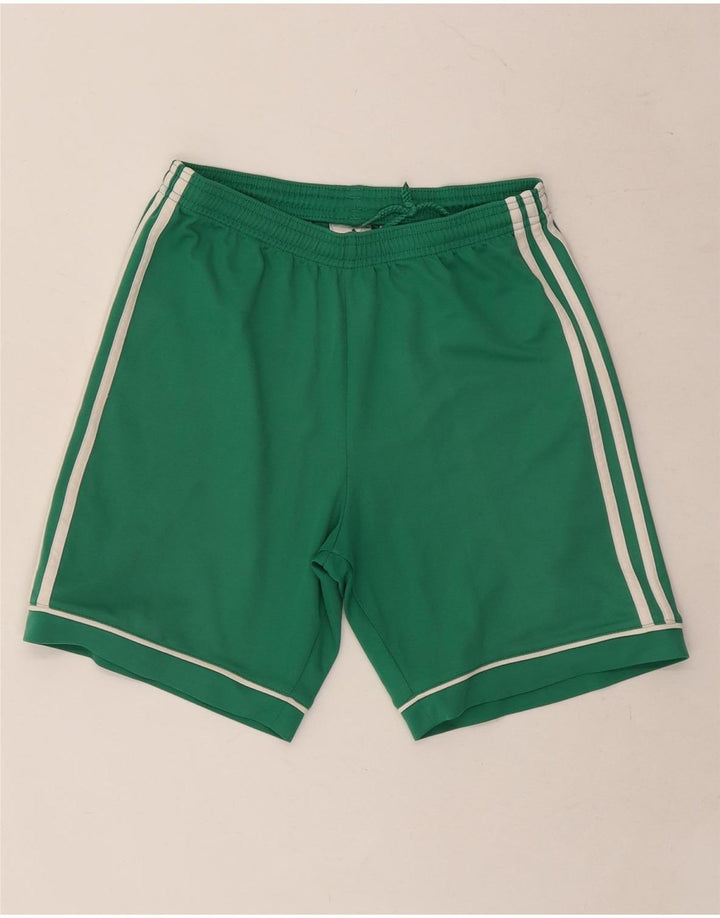 Chłopięce spodenki sportowe ADIDAS Climalite 13-14 lat, zielony poliester