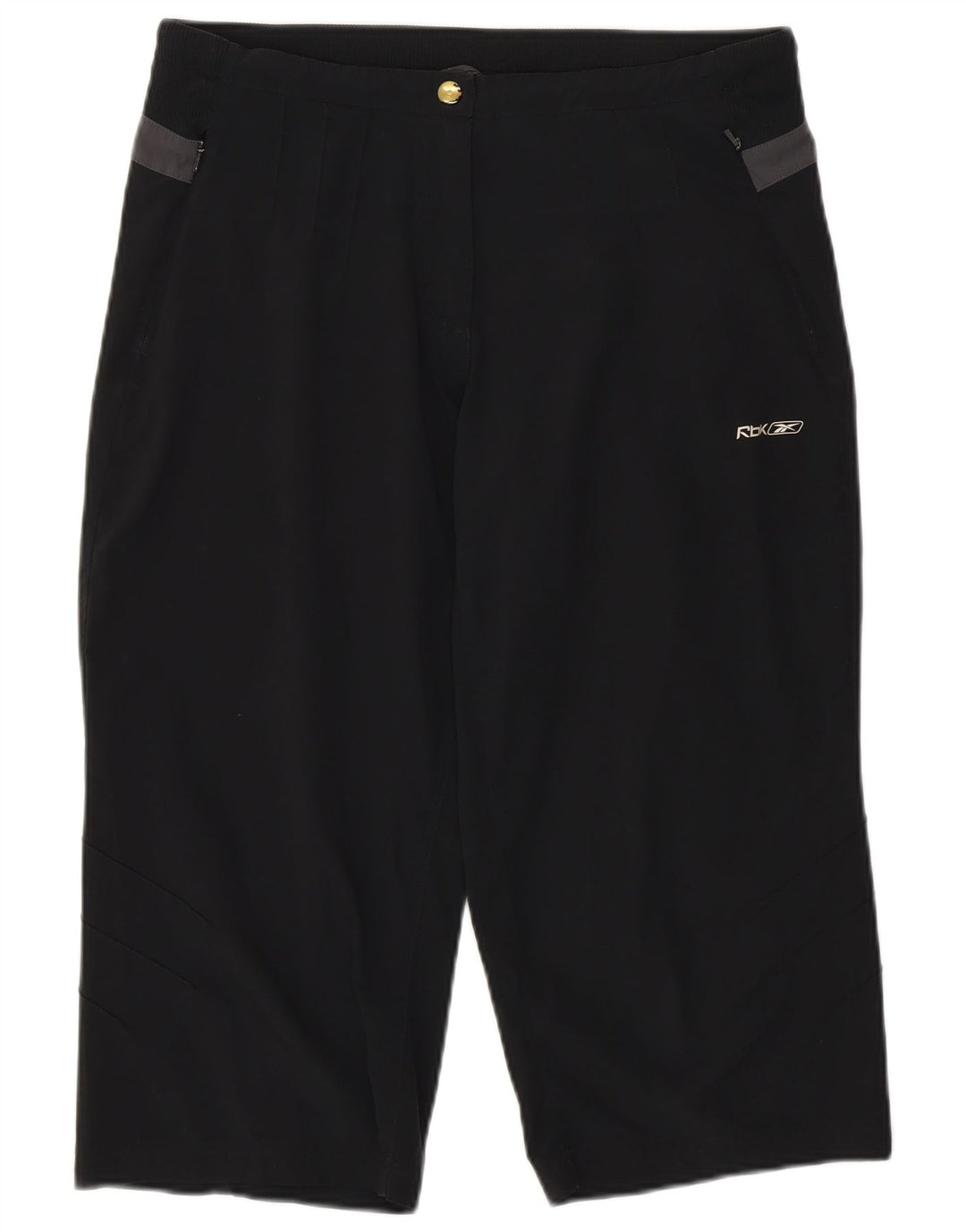 Damskie bermudy Reebok W30 Średni czarny poliester