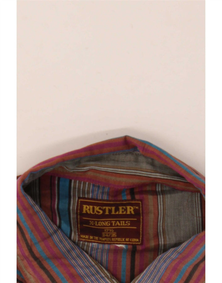 Koszula męska Rustler, rozmiar 17 1/2 XL, wielokolorowe paski