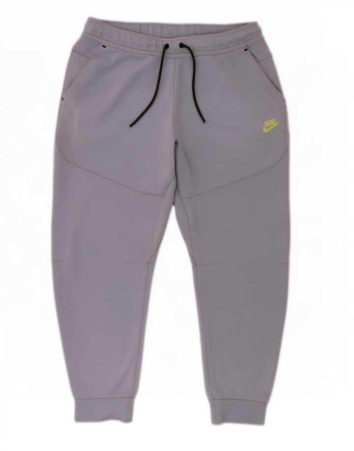 Męskie spodnie dresowe Nike, duże, niebieskie, bawełniane