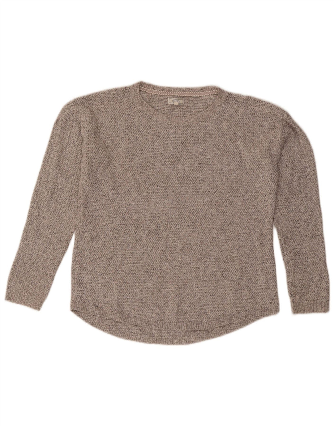 Damski sweter oversize Fat Face z dekoltem w łódkę, UK 10, mały, szary, bawełniany