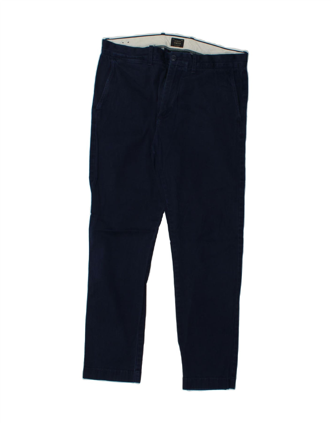 J. CREW Womens Slim Chino Trousers W32 L30 Navy Blue Vintage J. Crew and Second-Hand J. Crew from Messina Hembry 