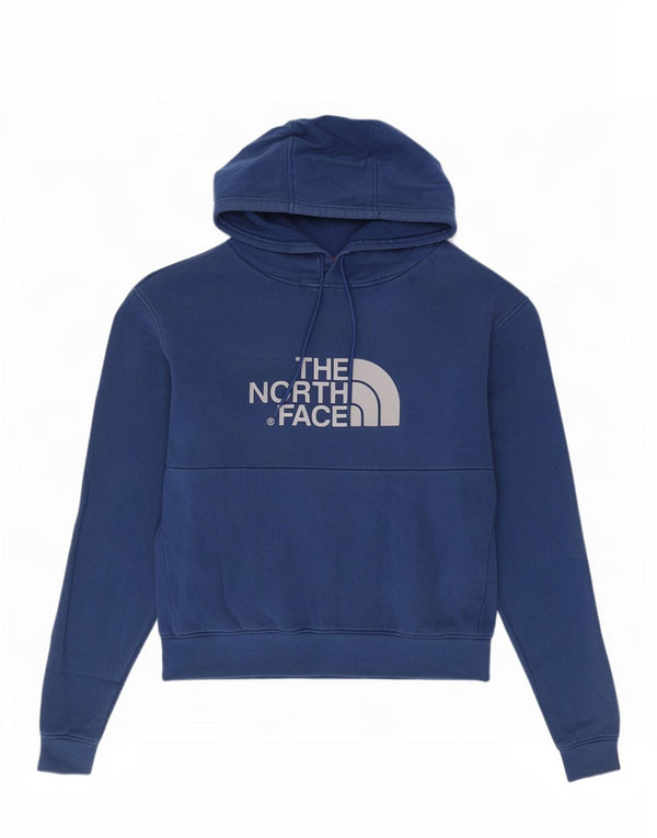 Męski sweter z kapturem The North Face z grafiką, średni, granatowy, bawełniany