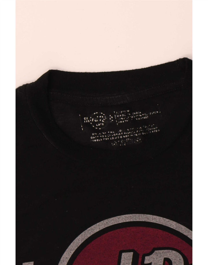Męski T-shirt z grafiką Hard Rock Cafe Monachium, średni czarny