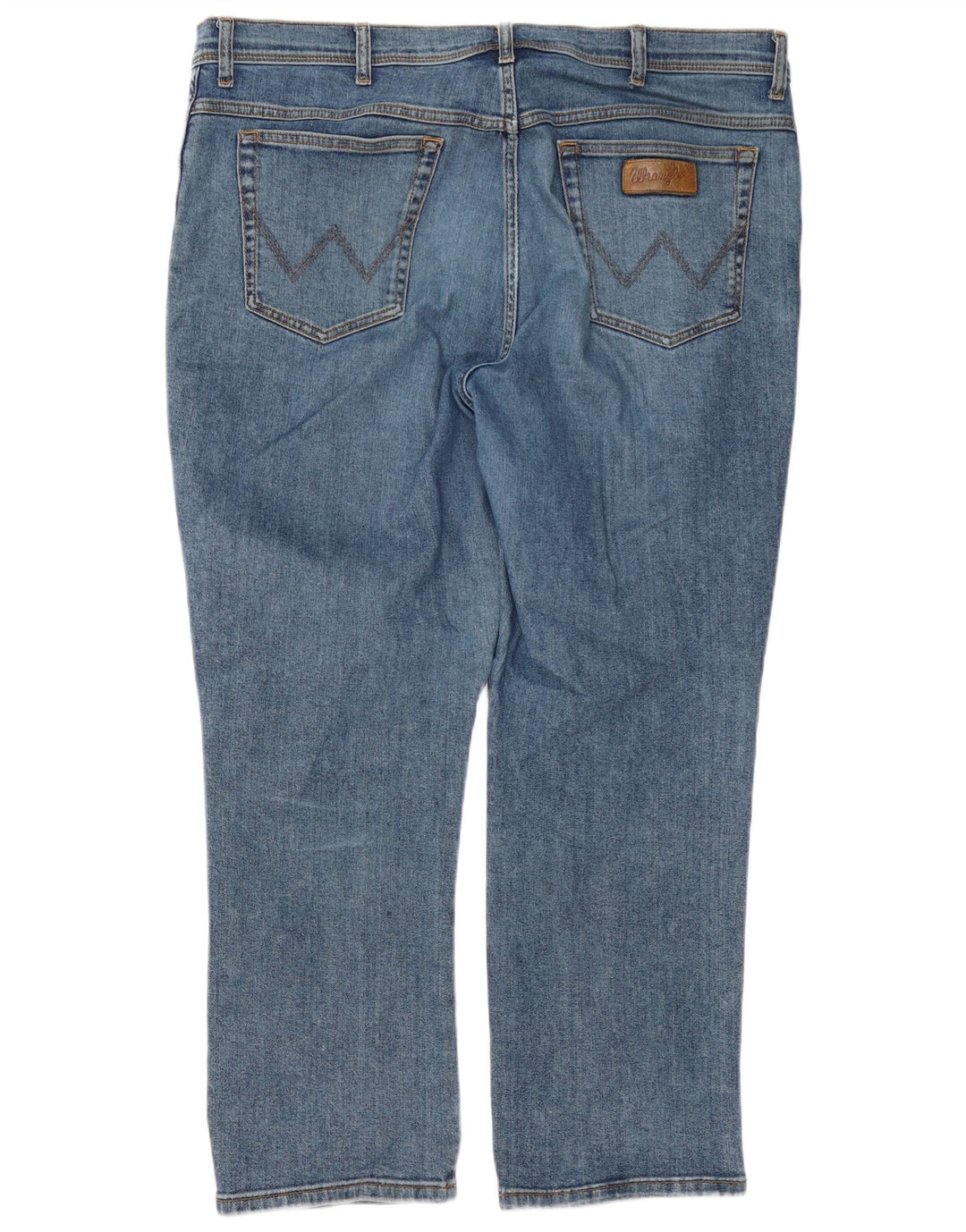 Męskie jeansy Wrangler Texas Straight W42 L30 Niebieskie bawełniane