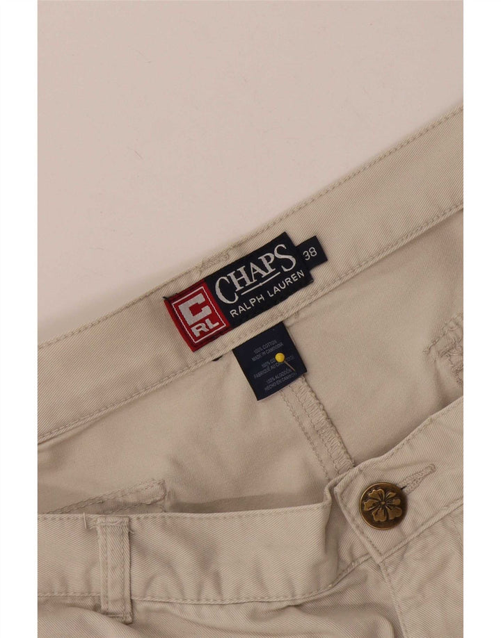 Męskie spodenki cargo Chaps Ralph Lauren W38 XL, beżowa bawełna