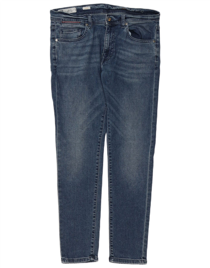 Harmont & Blaine Męskie jeansy slim W34 L30 Niebieskie bawełniane