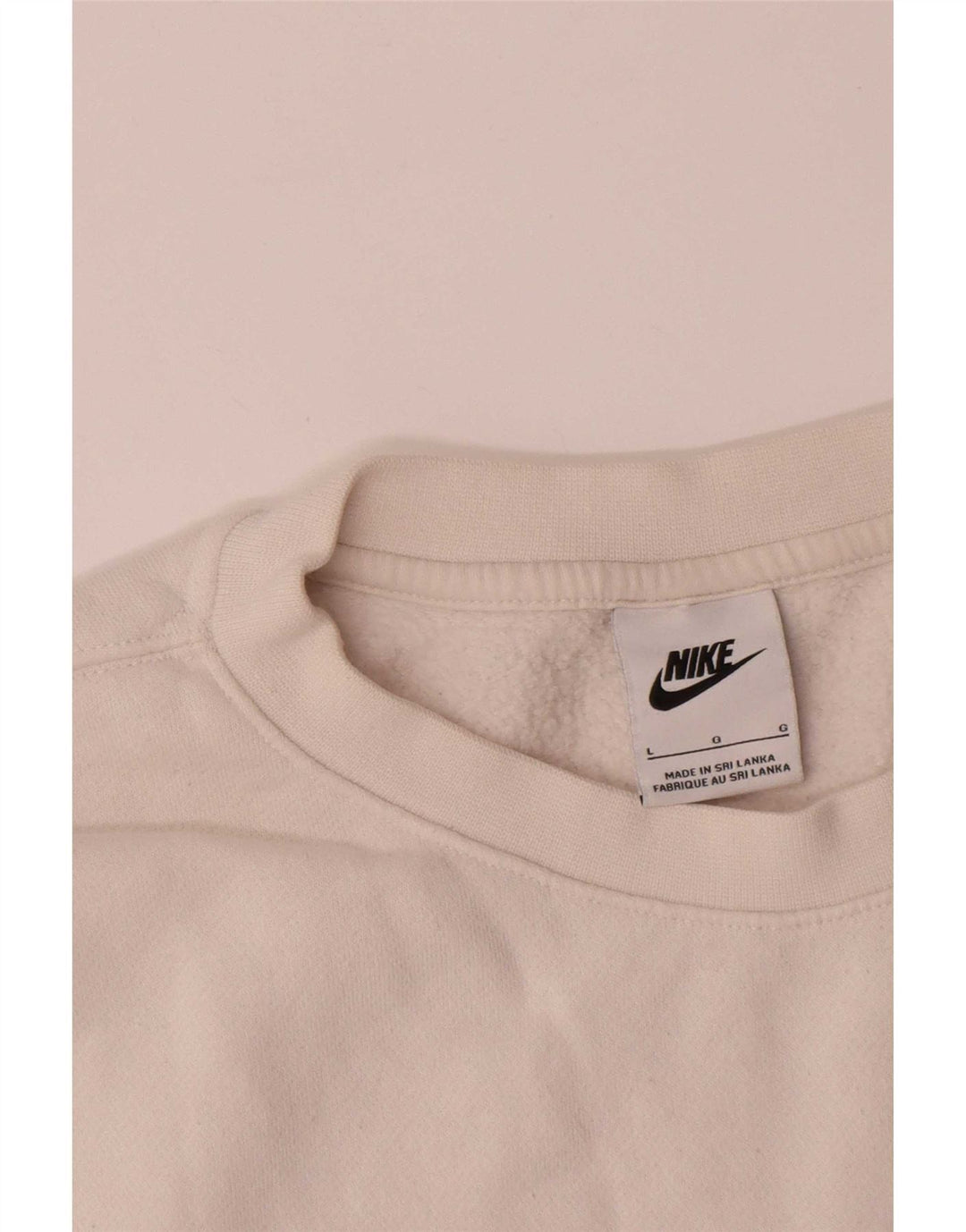Bluza męska Nike, duża, biała, bawełniana
