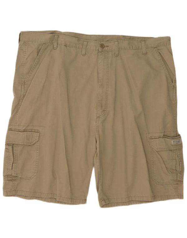Męskie spodenki cargo Wrangler W46 3XL, bawełna khaki