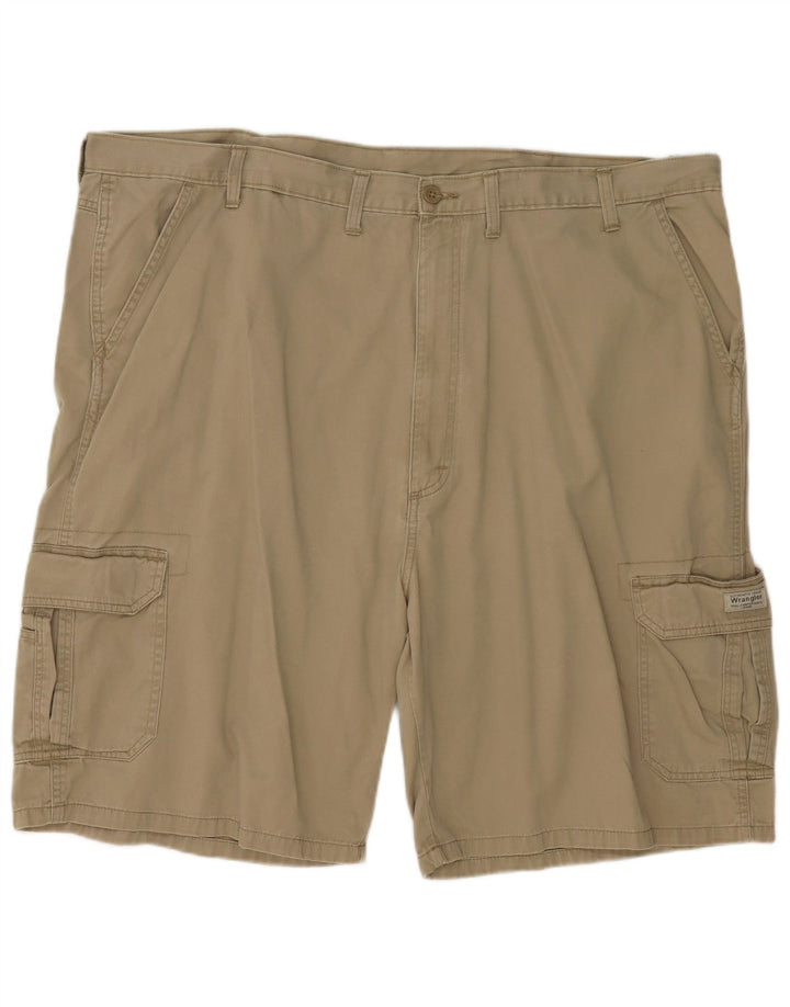 Męskie spodenki cargo Wrangler W46 3XL, bawełna khaki