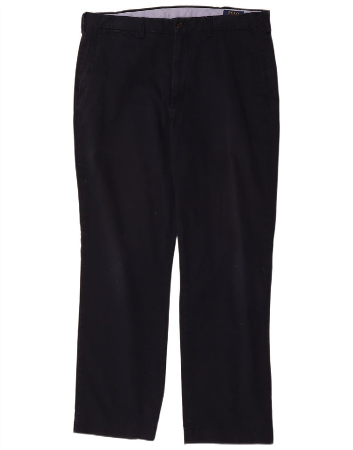 POLO RALPH LAUREN Męskie spodnie chino o klasycznym kroju W36 L32 Granatowe