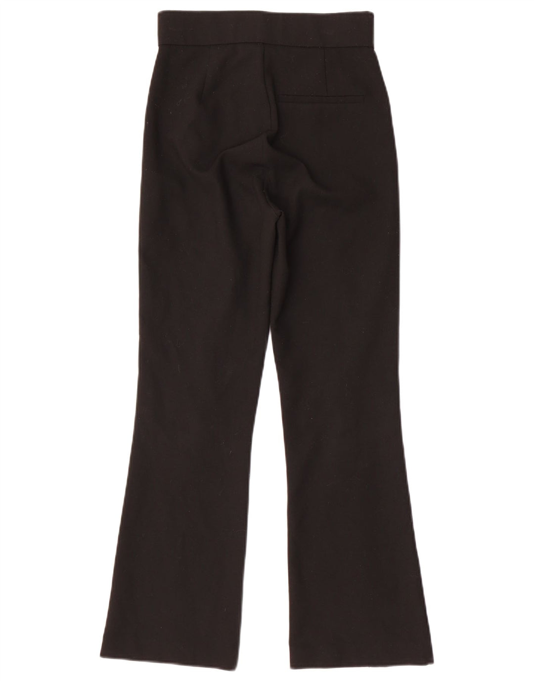 Damskie spodnie garniturowe ZARA Bootcut XS W24 L27 Czarny poliester