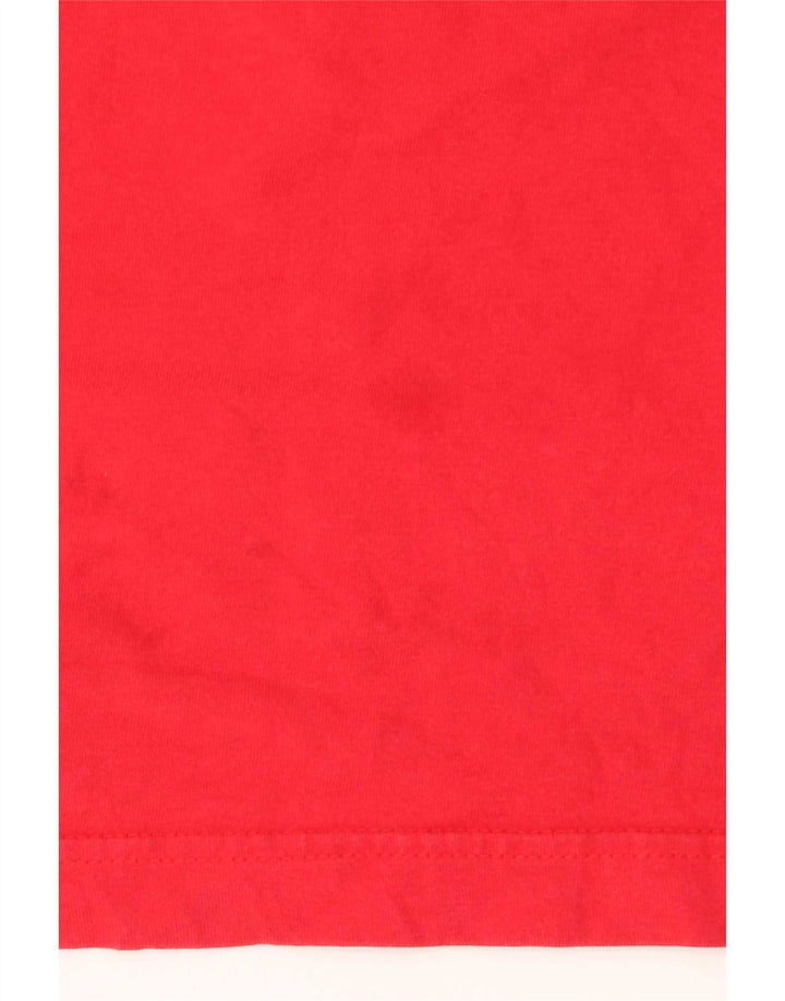 T-shirt męski Reebok, duży, czerwony, bawełniany