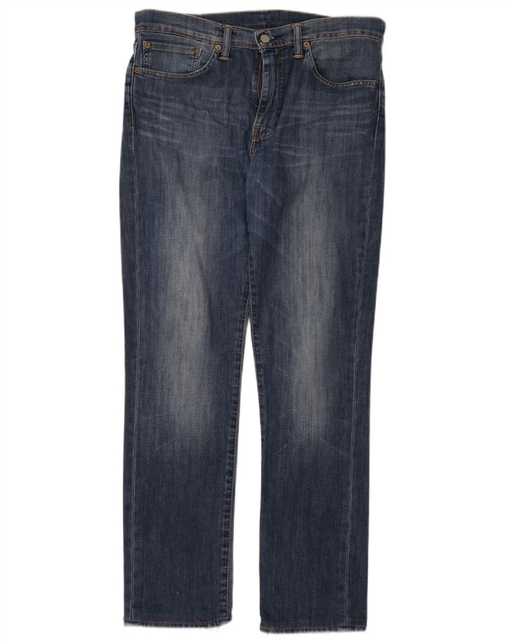 Męskie jeansy LEVI'S 511 Slim W34 L34 Niebieska bawełna